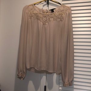 Blush blouse